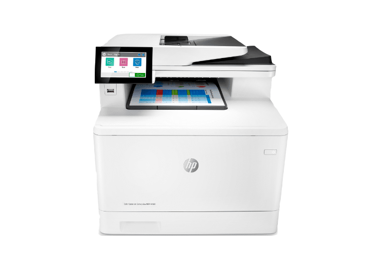 Front of HP LaserJet Enterprise 400 series